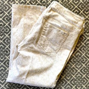 Chico’s Size 1 Chino Capri Pant New No Tags Tan